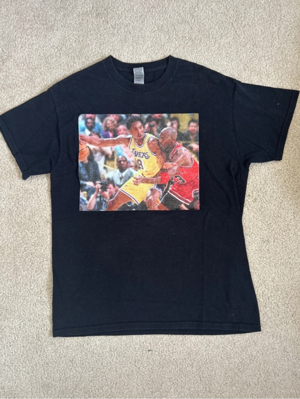 Kobe and Jordan sparkle graphic tee